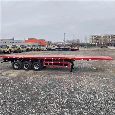 フラットベッドコンテナトレーラー